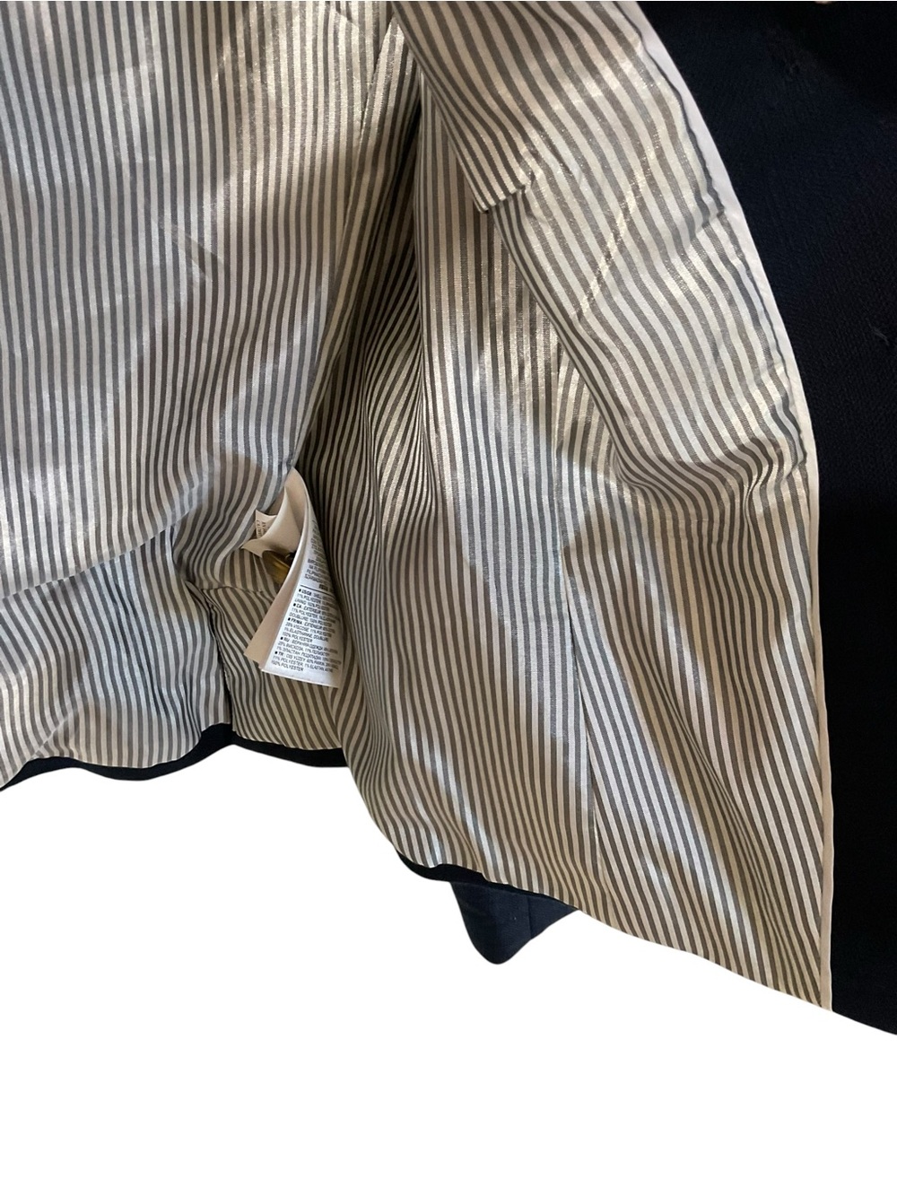 Banana Republic Military Cut Away Sailor Blazer Double Breasted Navy sz. 4 - Picture 14 of 16